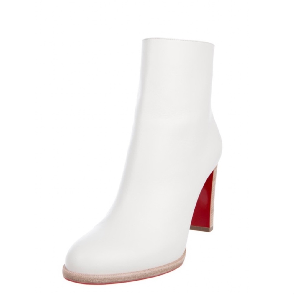 Christian Louboutin White Adox Bootie